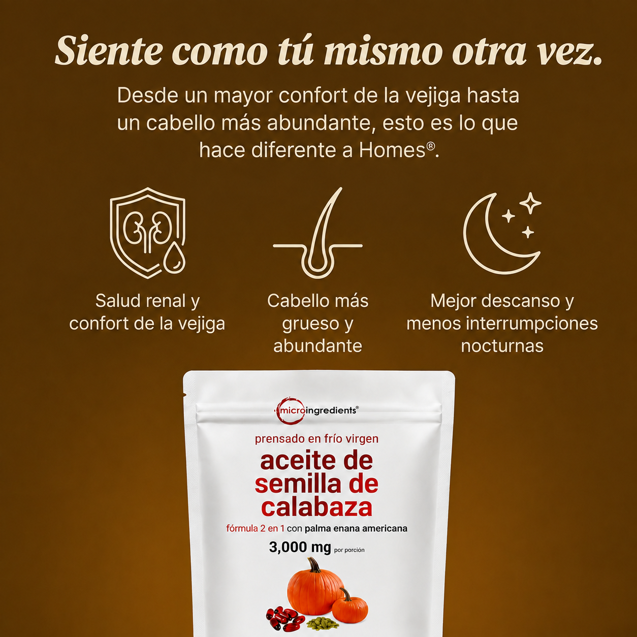 Cápsulas blandas de aceite de semilla de calabaza: fortalece de forma natural la salud renal y el bienestar de la vejiga desde el interior
