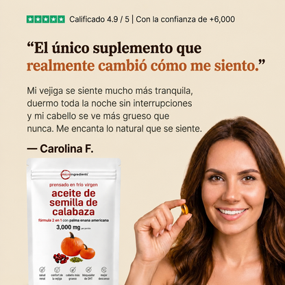 Cápsulas blandas de aceite de semilla de calabaza: fortalece de forma natural la salud renal y el bienestar de la vejiga desde el interior