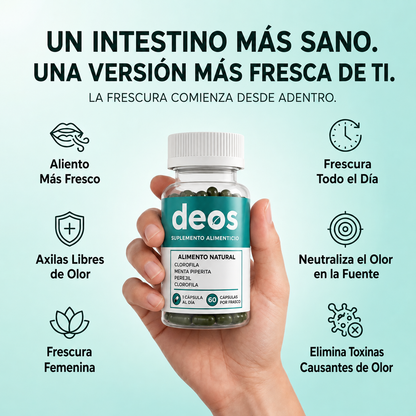 Desodorante corporal Deos® 60 cápsulas
