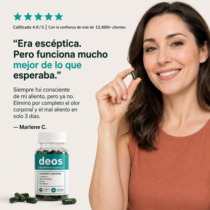 Desodorante corporal Deos® 60 cápsulas